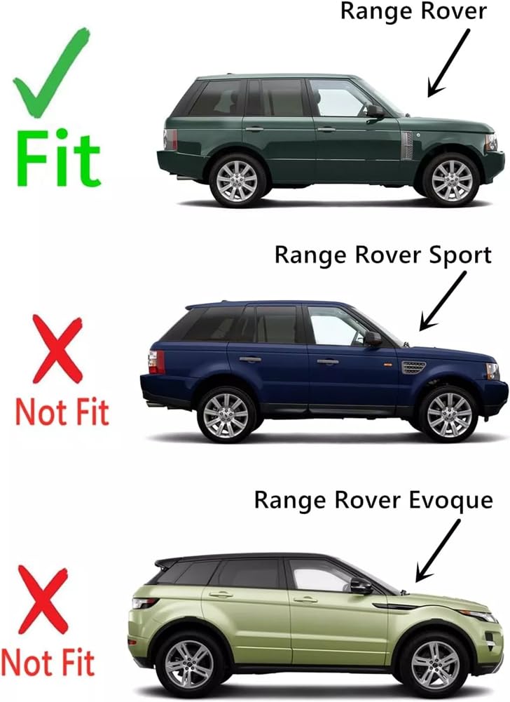 Laminated Passenger Right Side Front Door Window Glass Compatible with Land Rover Range Rover 2006-2007 Models