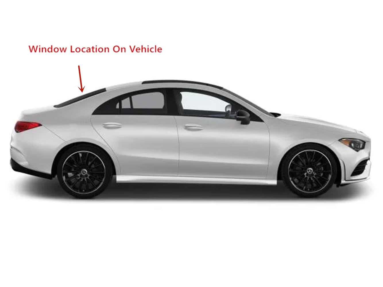 Heated Back Window Back Glass Compatible with Mercedes Benz CLA-Class CLA200 CLA250 CLA35 CLA45 2020-2025 Models