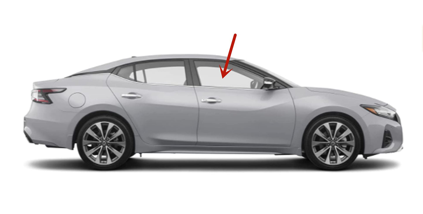 Laminated Passenger Right Side Front Door Window Door Glass Compatible with Nissan Maxima 2016-2023 Models