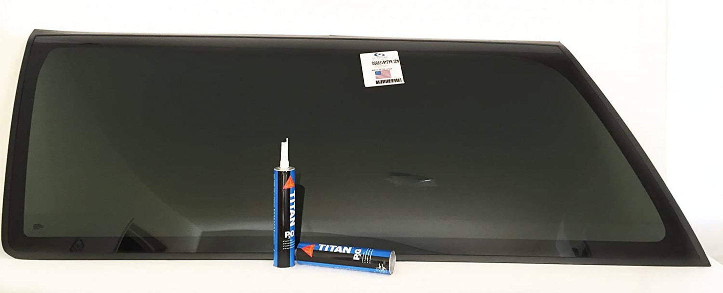 OEM Driver Left Side Rear Quarter Window Quarter Glass Compatible with Chevrolet Blazer 1993-1994/Chevrolet Tahoe&GMC Yukon 1993-1999 2 Door Models