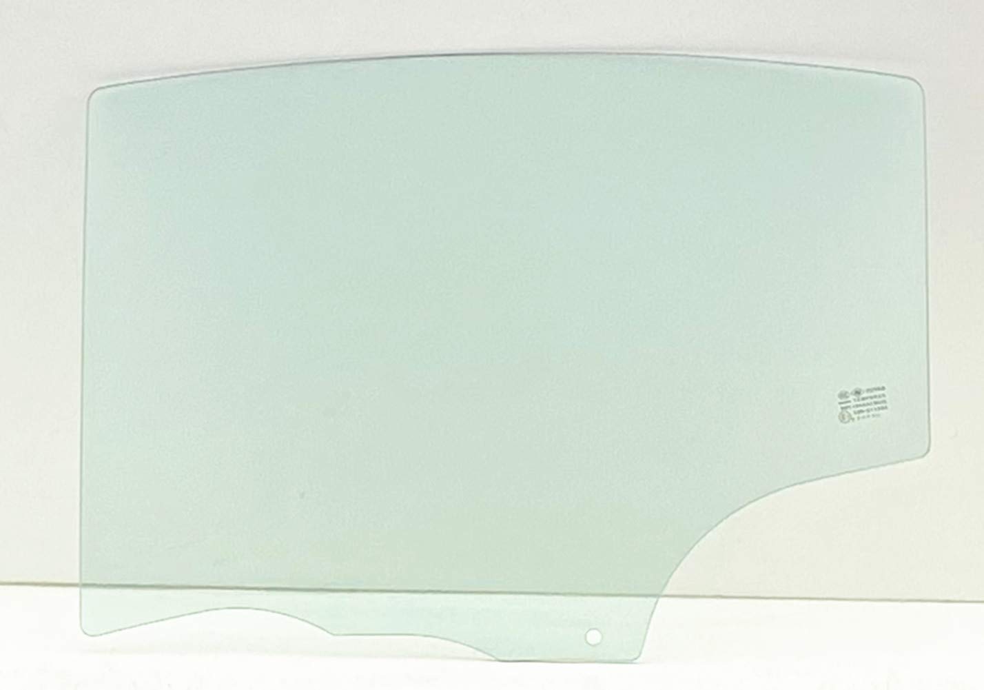 Driver Left Side Rear Door Window Door Glass Compatible with Mazda 3 2004-2009 4 Door Sedan Models