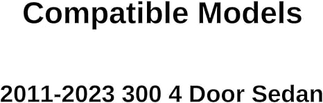 Heated Back Window Back Glass Compatible with Chrysler 300 2011-2023 4 Door Sedan Models