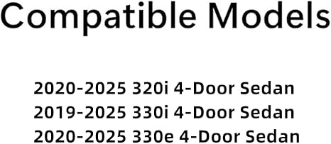 Heated Back Window Back Glass Compatible with BMW 3-Series 320i 330e 330i 4-Door Sedan 2019-2025 Models