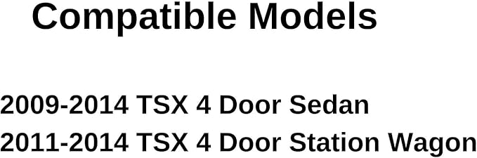 Passenger Right Side Front Door Window Door Glass Compatible with Acura TSX 4 Door Sedan/Wagon 2009-2014 Models