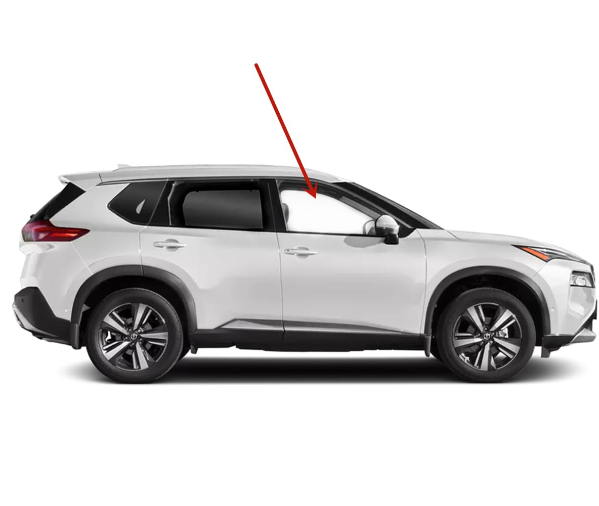 Laminated Passenger Right Side Front Door Window Door Glass Compatible with Nissan Rogue 2021-2025 Models (Not For Rogue Sport)