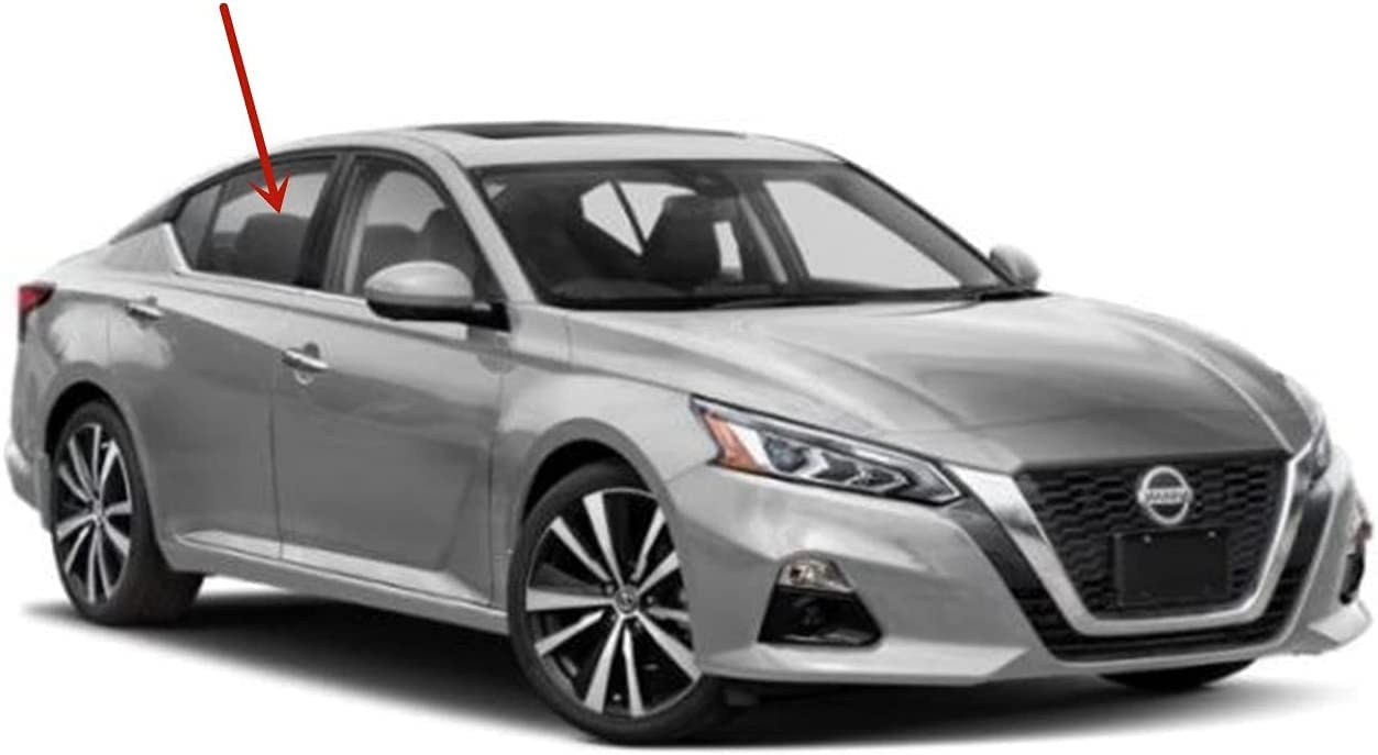 Passenger Right Side Rear Door Window Door Glass Compatible with Nissan Altima 2019-2025 Models