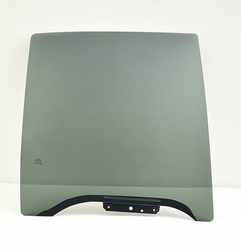 Tempered Driver Left Side Rear Door Window Door Glass Compatible with Dodge Dakota Pickup 4 Door Crew Cab 2000-2004 Models