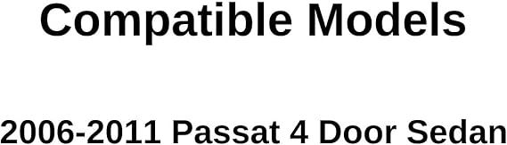 Heated Back Window Back Glass Compatible with Volkswagen Passat 4 Door Sedan 2006-2011 Models