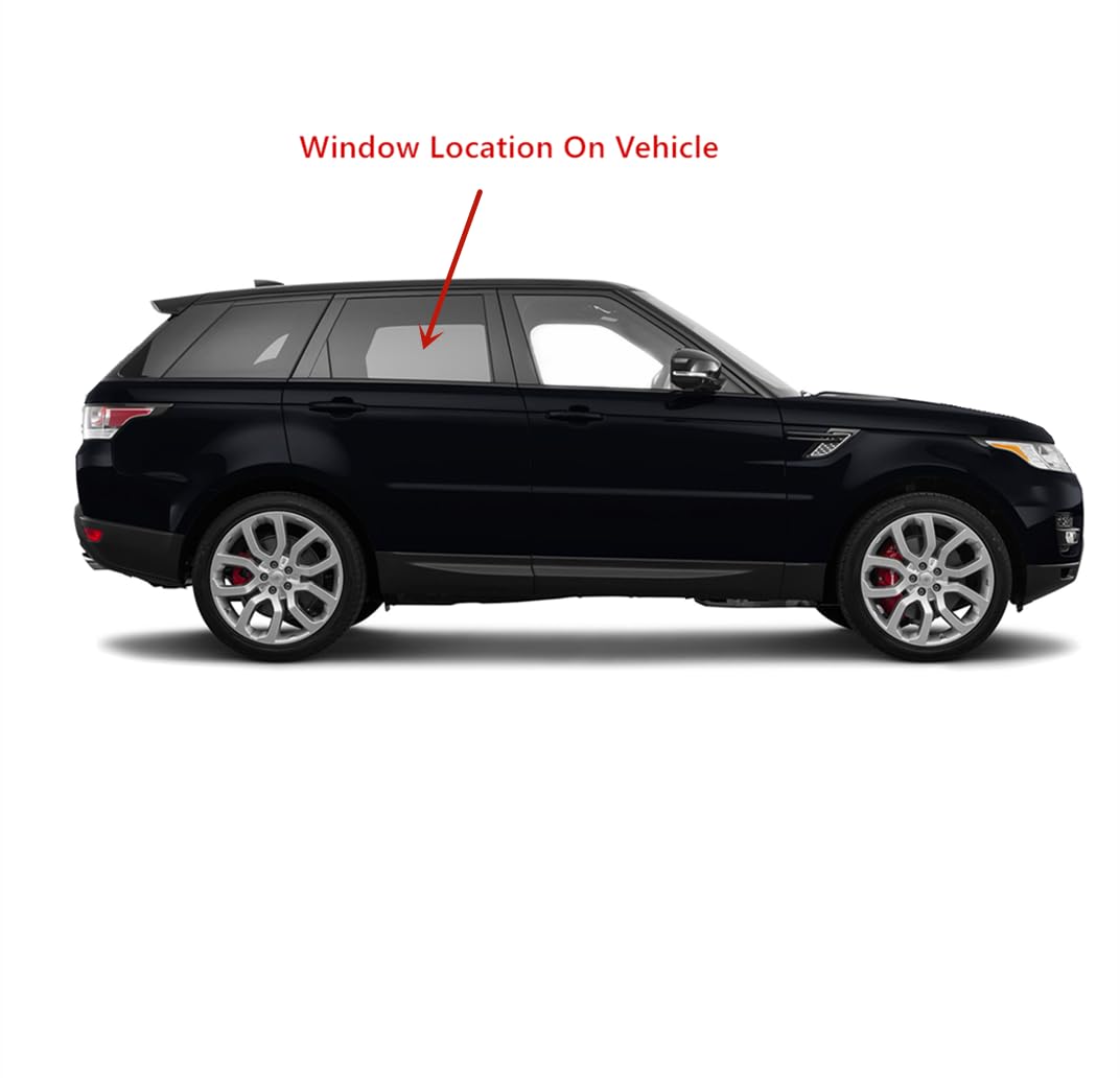 Factory Privacy Tempered Passenger Right Side Rear Door Window Glass Compatible with Range Rover Sport 2014-2022 Models