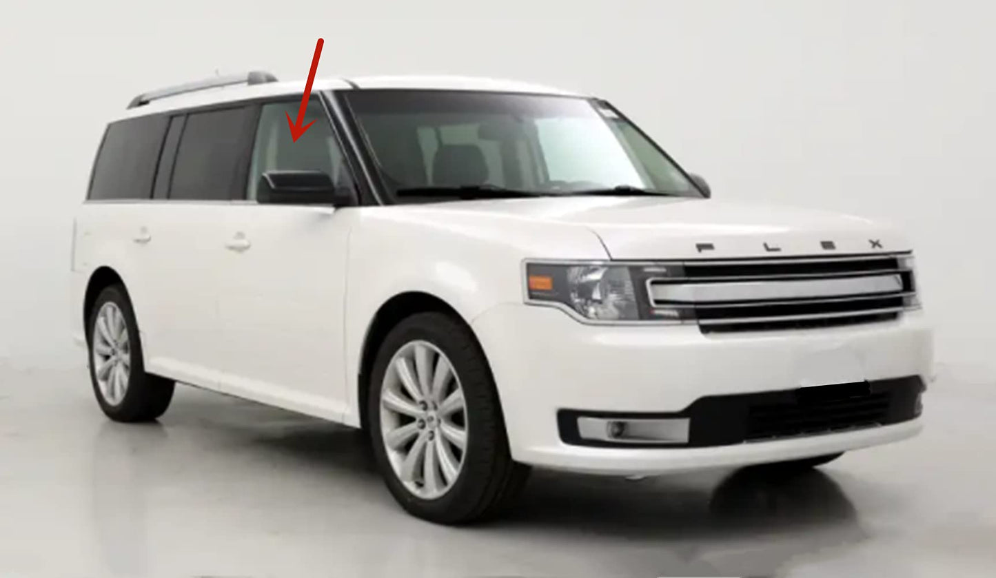 Laminated Passenger Right Side Front Door Window Door Glass Compatible with Ford Flex 2009-2019 Models