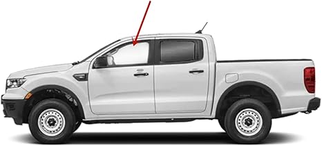 Laminated Driver Left Side Front Door Window Door Glass Compatible with Ford Ranger Pickup 4 Door Crew Cab 2019-2023 Models