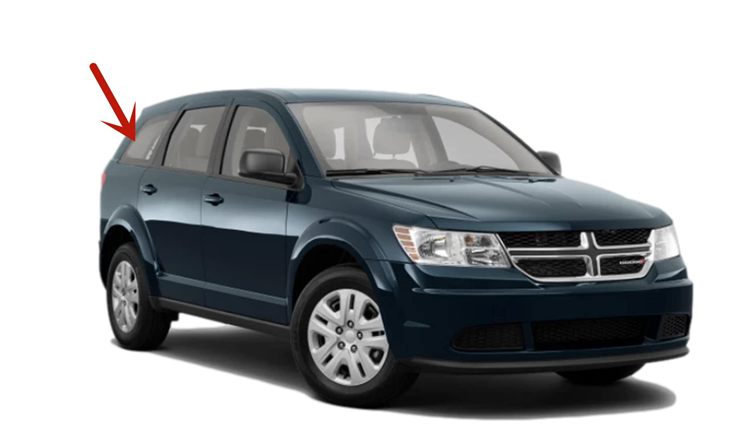 OEM Passenger Right Side Rear Quarter Window Quarter Glass Compatible with Dodge Journey 2009-2020 Models