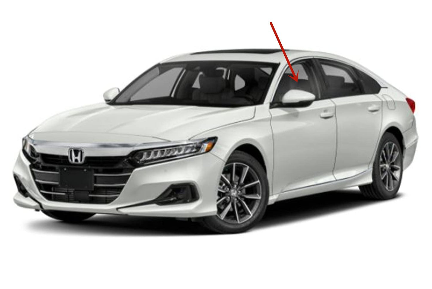 Laminated Driver Left Side Front Door Window Door Glass Compatible with Honda Accord Hybrid 2018-2025 / Accord 2018-2022 Models