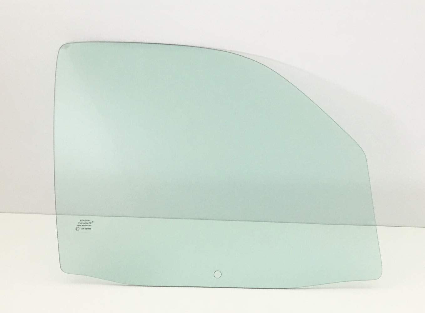 One Hole Style Passenger Right Side Front Door Window Door Glass Compatible with Jeep Liberty 2006-2007 Models