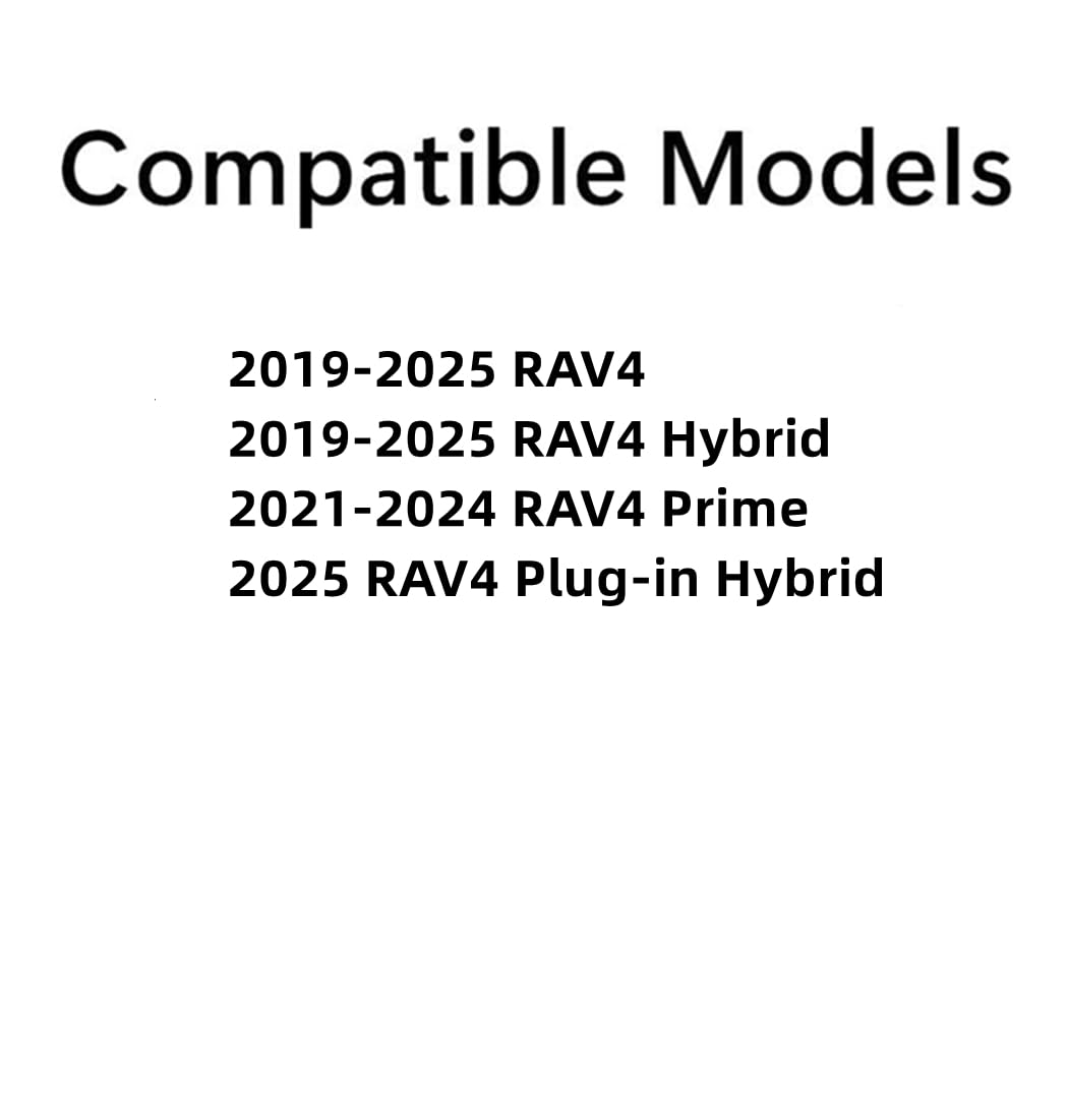 Driver Left Side Quarter Window Glass Compatible with Toyota RAV4 / RAV4 Prime / RAV4 Plug-in Hybrid 2019-2025 Models