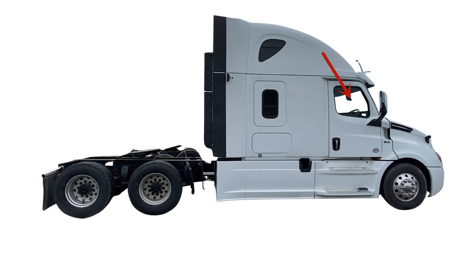 Passenger Right Side Front Door Window Door Glass Compatible with Freightliner Cascadia 2018-2024 Models