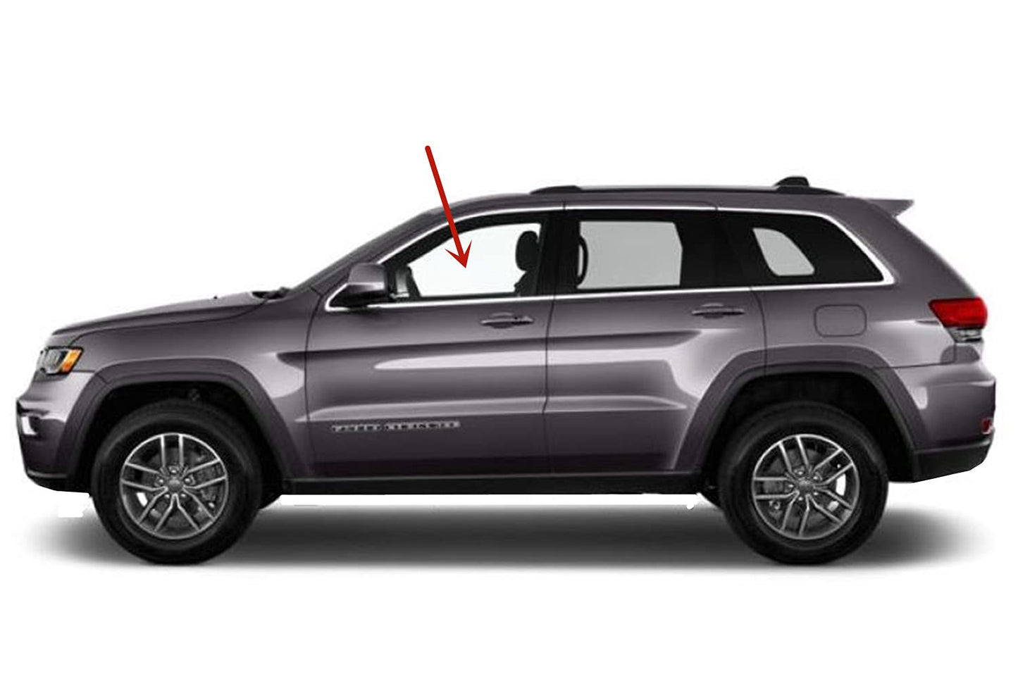 Tempered Driver Left Side Front Door Window Door Glass Compatible with Dodge Durango 2011-2025/Jeep Grand Cherokee 2011-2021 /Grand Cherokee WK 2022 Models (Not For Cherokee, or Grand Cherokee L)