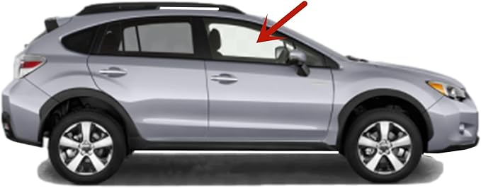 Passenger Right Side Front Door Window Door Glass Compatible with Subaru XV Crosstrek 2013-2017 Models