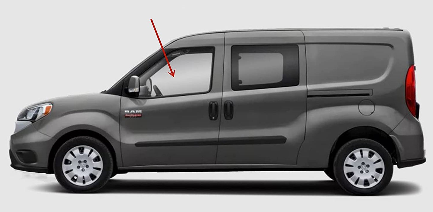 Driver Left Side Front Door Window Door Glass Compatible with Ram Promaster City Van 2015-2022 Models