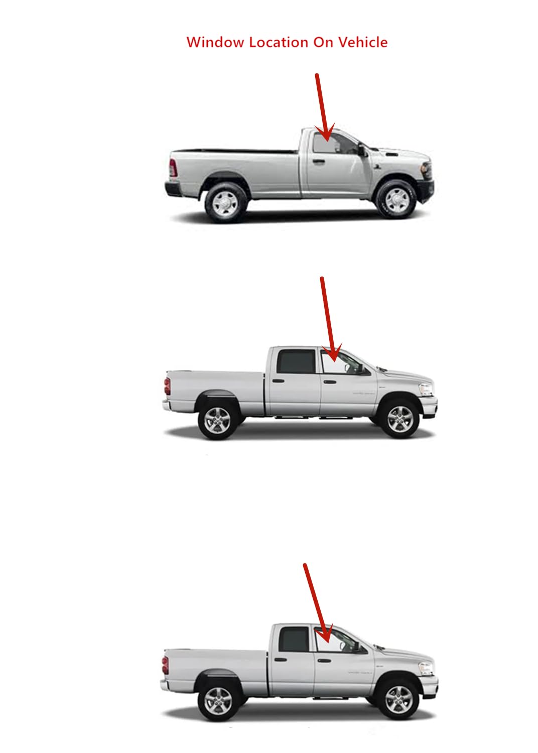 Laminated Passenger Right Side Door Window Door Glass Compatible with Ram 2500 3500 4500 5500 Pickup 2019-2025 Model