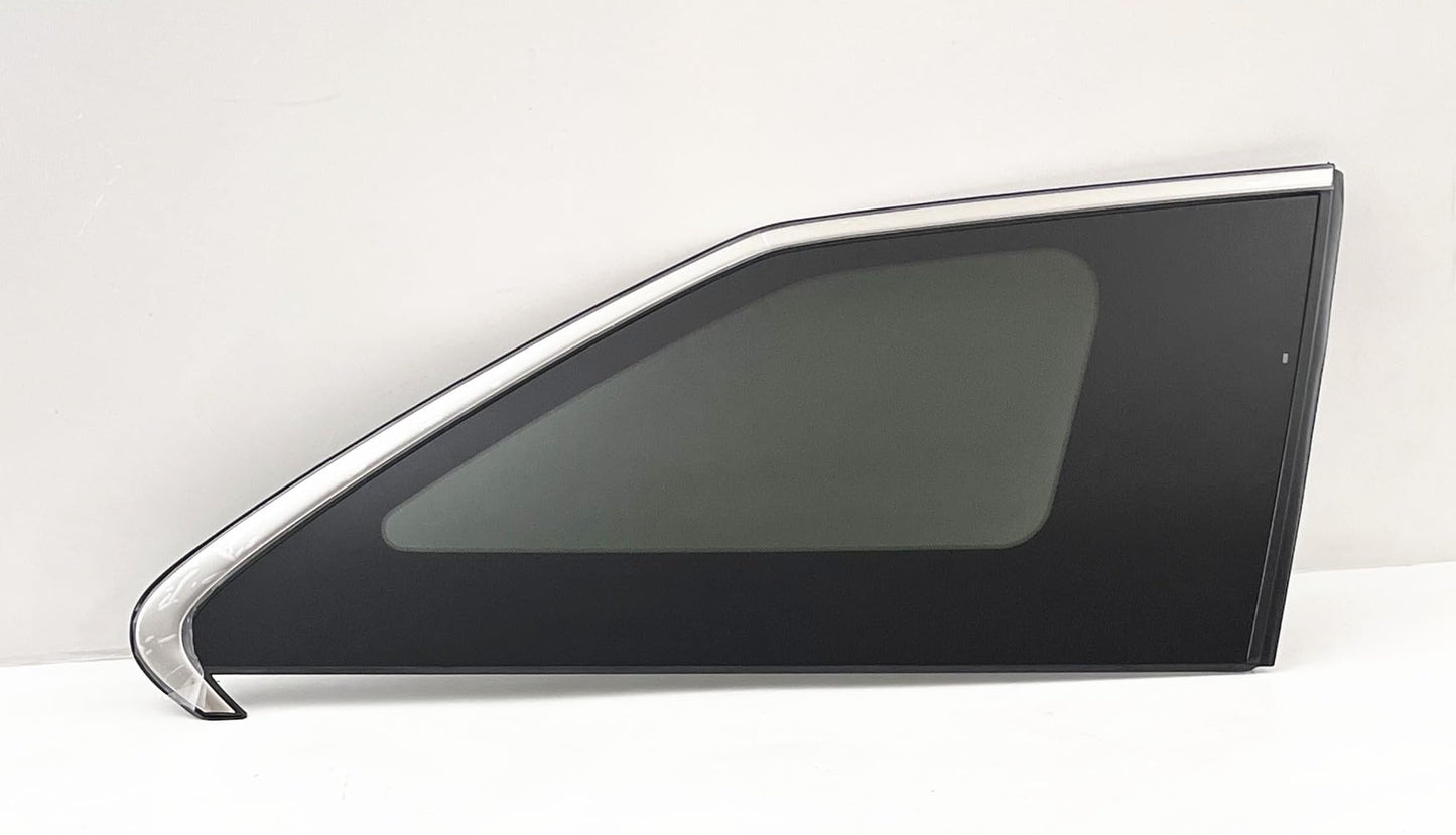 Tempered Passenger Right Side Quarter Window Quarter Glass Compatible with Toyota Sienna 2021-2025 Models