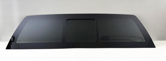 Flush Fit Rear Power Slider Window Back Glass Compatible with Chevrolet Silverado / GMC Sierra 1500 2500 2500HD 3500 3500HD 2007-2010 Models (Not For 2007 Classic Models)