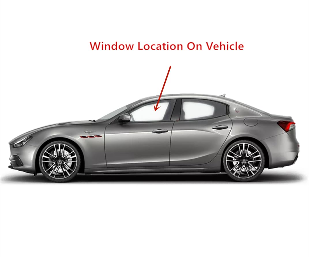 Laminated Driver Left Side Front Door Window Door Glass Compatible with Maserati Quattroporte 2014-2024 Models