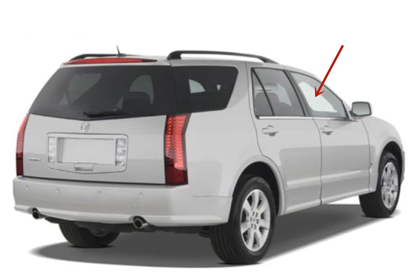 Passenger Right Side Front Door Window Door Glass Compatible with Cadillac SRX 2004-2009 Models