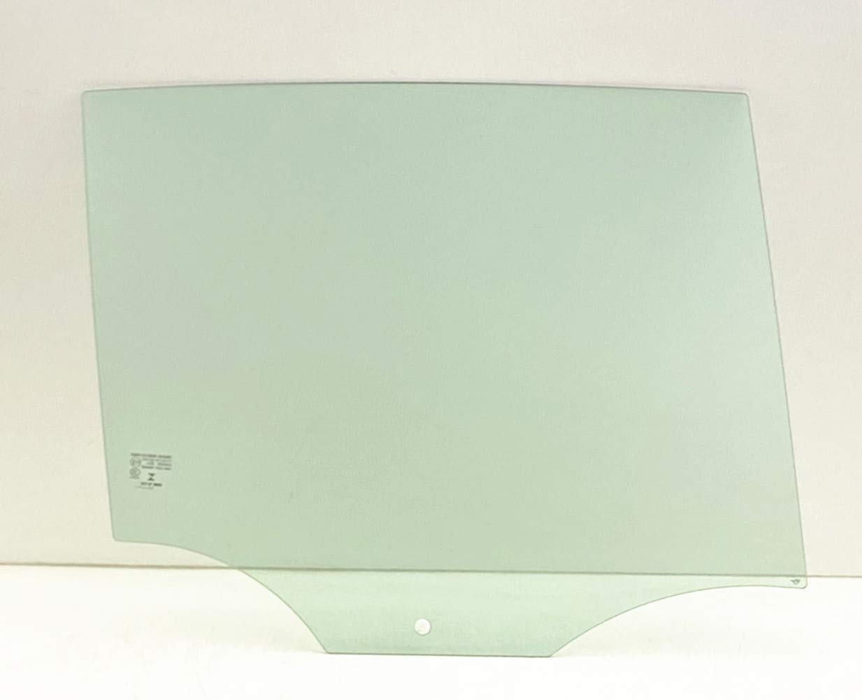 Passenger Right Side Rear Door Window Door Glass Compatible with Volkswagen Golf / GTI 4 Door Hatchback 2010-2014 Models