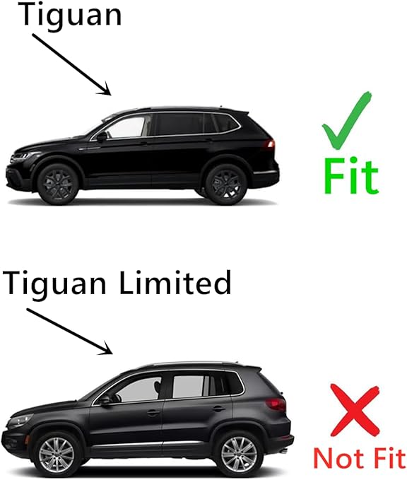 Driver Left Side Front Door Window Door Glass Compatible with Volkswagen Tiguan 2018-2024 Models (Not For Limited Models)