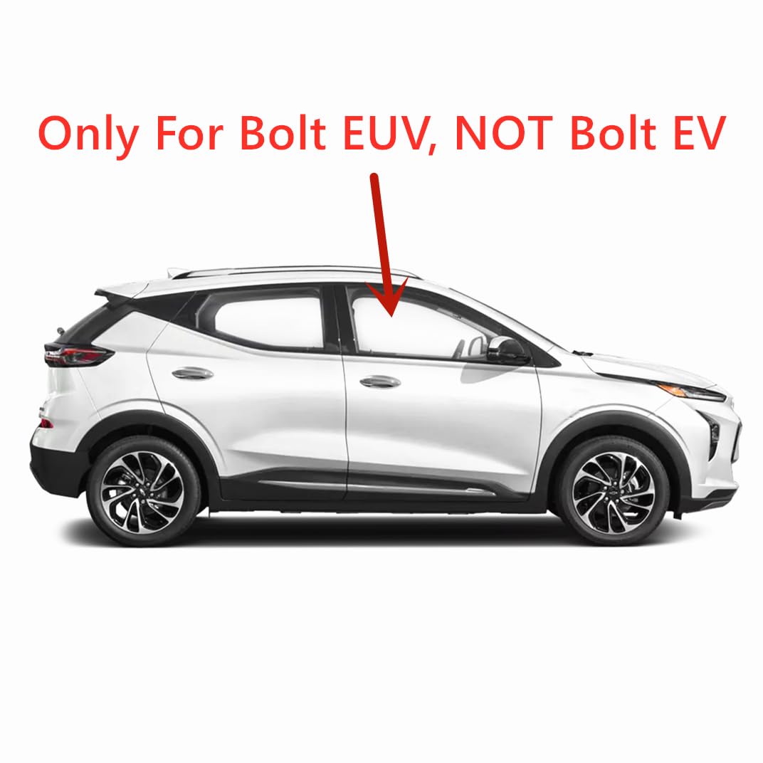 Tempered Passenger Right Side Front Door Window Door Glass Compatible with Chevrolet Bolt EUV 2022-2023 Models (Not For Bolt EV)