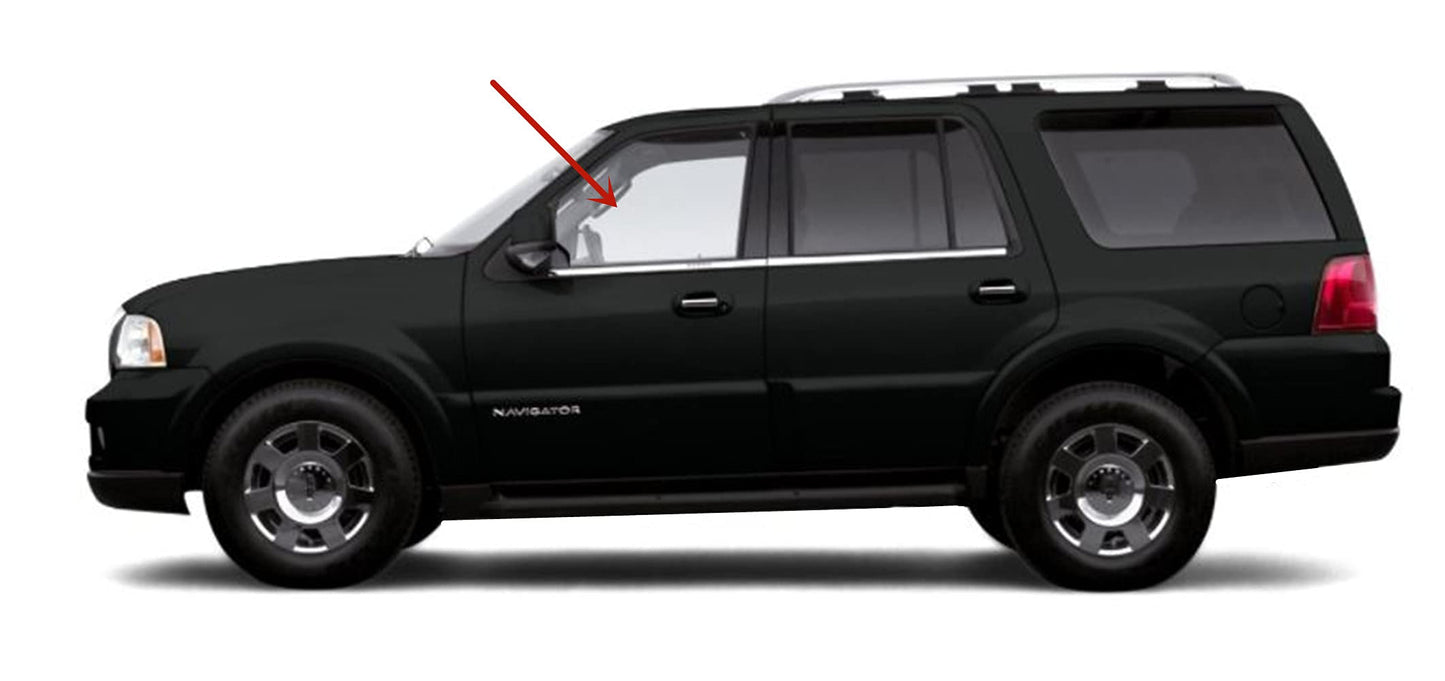 Laminated Driver Left Side Front Door Window Door Glass Compatible with Lincoln Navigator 2003-2006 Models