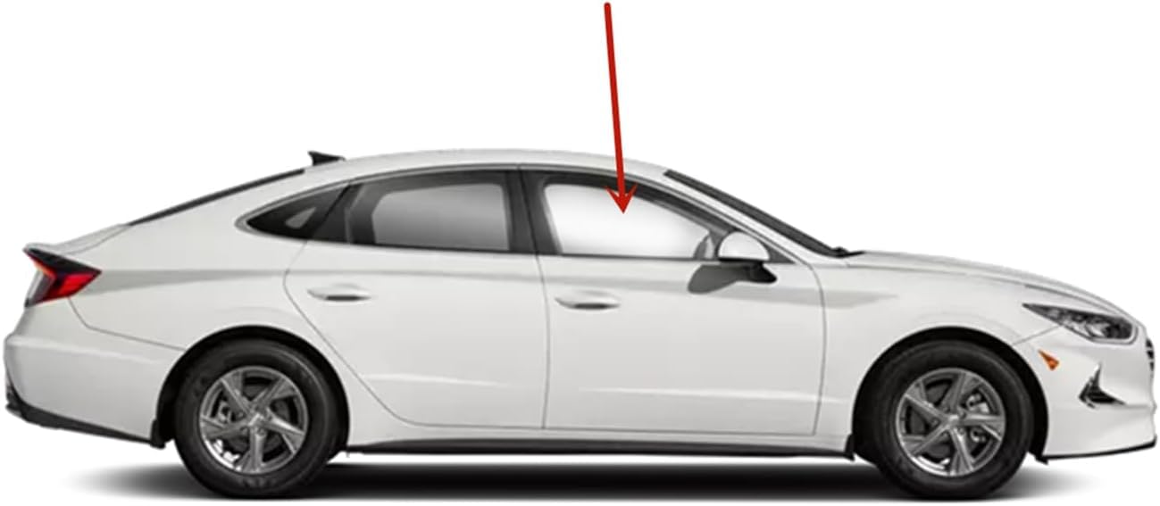 Laminated Passenger Right Side Front Door Window Door Glass Compatible with Hyundai Sonata 2020-2025 Models