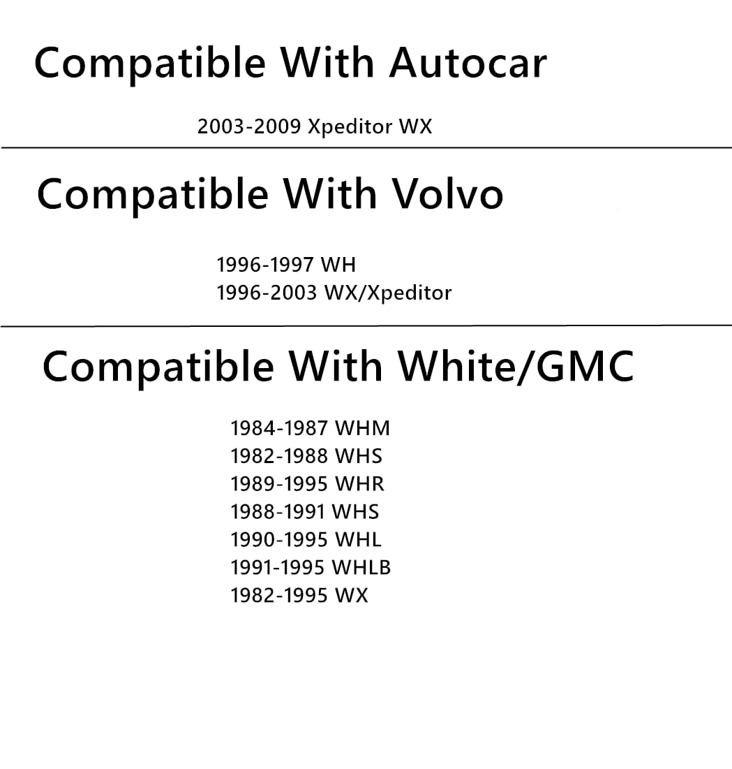 Laminated Passenger Right Side Front Windshield Window Glass Compatible with Volvo WX-Xpeditor 1996-2003 WH 1996-1997 / White GMC WX WH WHM WHS WHR WHL WHLB 1982-1995 / AutoCar WX-Xpeitor 2003-2009