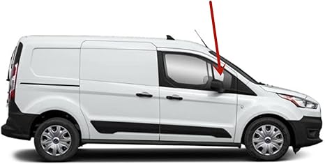 Passenger Right Side Front Vent Window Vent Glass Compatible with Ford Transit Connect Mini Van 2014-2023 Models