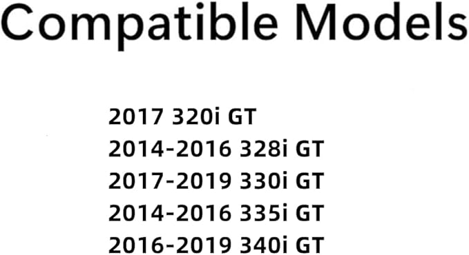 Heated Back Window Back Glass Compatible with BMW 320iGT 328iGT 335iGT 330iGT 340iGT 4 Door Hatchback?2014-2019 Models