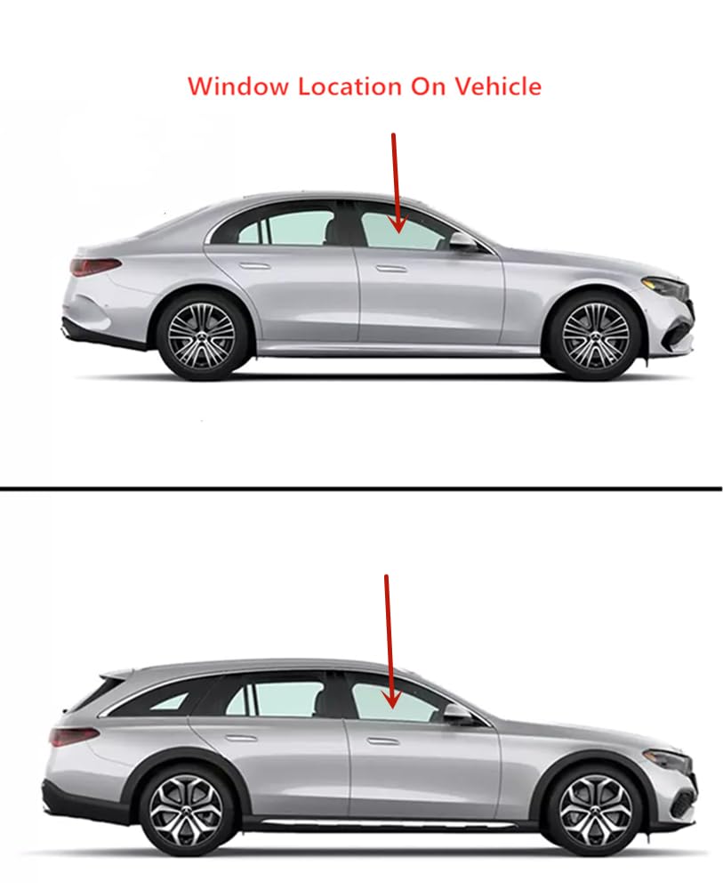 Laminated Driver Left Side Front Door Window Door Glass Compatible with Mercedes Benz E-Class E200 E350 E450 E53AMG 2024-2025 Models