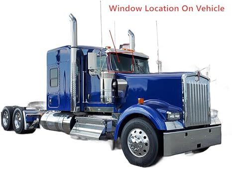 Laminated Passenger Right Side Front Windshield Window Glass Compatible with Kenworth C500 W900 2006-2024 / T170 T270 T300 T440 T470 T600 T660 2006-2018 / T370 T800 2006-2022
