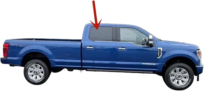 Ford F150 F250 F350 F450 F550 4 Door Crew Cab Rear Door Window Glass 2015-2022
