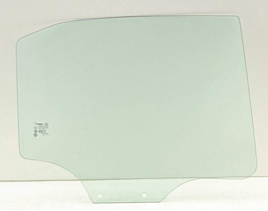 Passenger Right Side Rear Door Window Door Glass Compatible with Mitsubishi Mirage 4 Door Sedan 1997-2001 Models