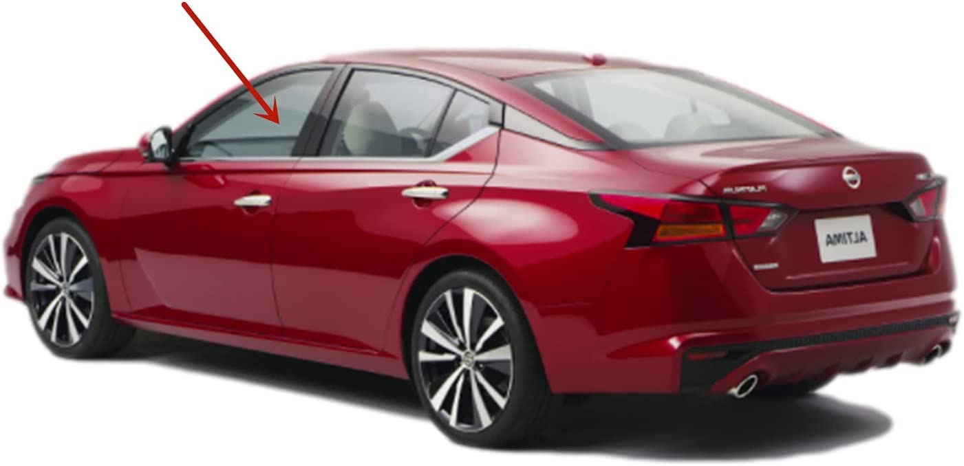 Tempered Driver Left Side Front Door Window Door Glass Compatible with Nissan Altima 2019-2025 Models