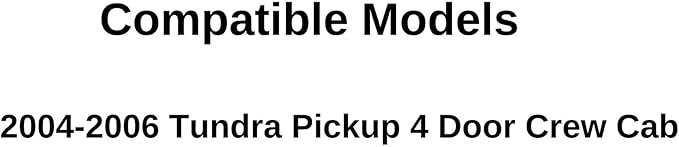 Heated Power Drop Down?Style Back Window Back Glass Compatible with Toyota Tundra Pickup 4 Door Crew Cab 2004-2006 Models