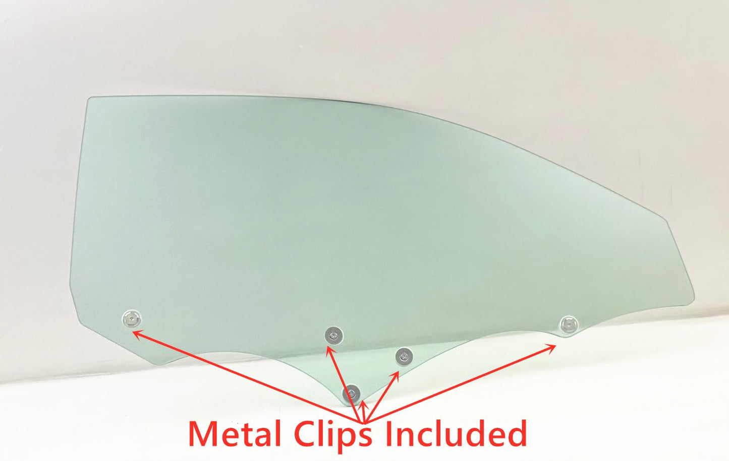 Clips Included Tempered Passenger Right Side Door Window Door Glass Compatible with Toyota Solara 1999-2003 Models