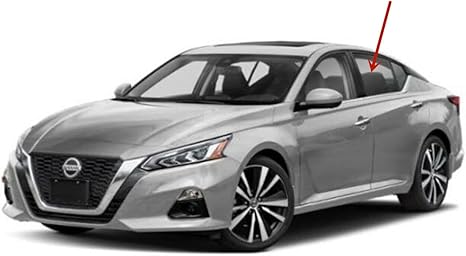 Driver Left Side Rear Door Window Door Glass Compatible with Nissan Altima 2019-2025 Models