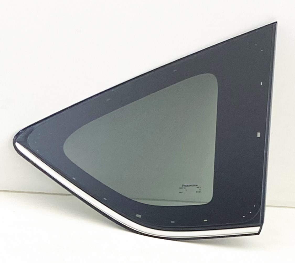 OEM Passenger Right Side Quarter Window Glass Compatible with Toyota RAV4 2013-2018 Models
