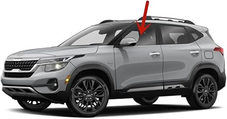 Driver Left Side Front Door Window Door Glass Compatible with Kia Seltos 2021-2025 Models