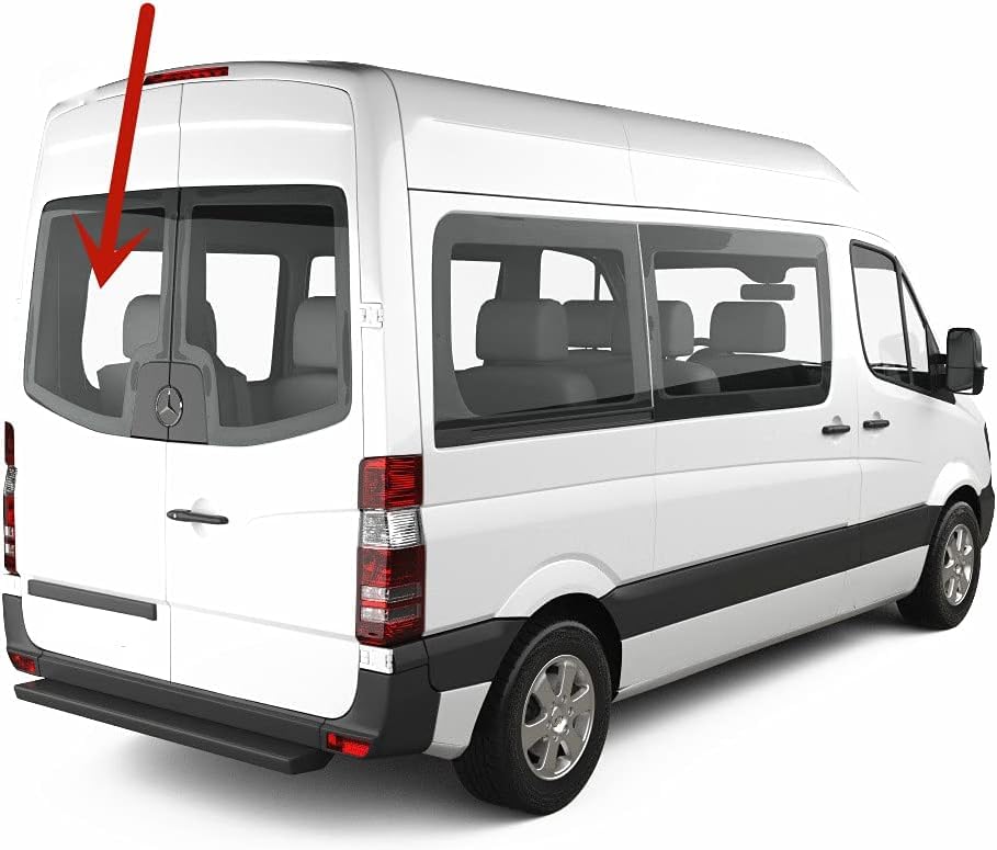 Heated Back Window Back Glass Driver Left Side Compatible with Freightliner Sprinter/Dodge Sprinter 2007-2018 Models