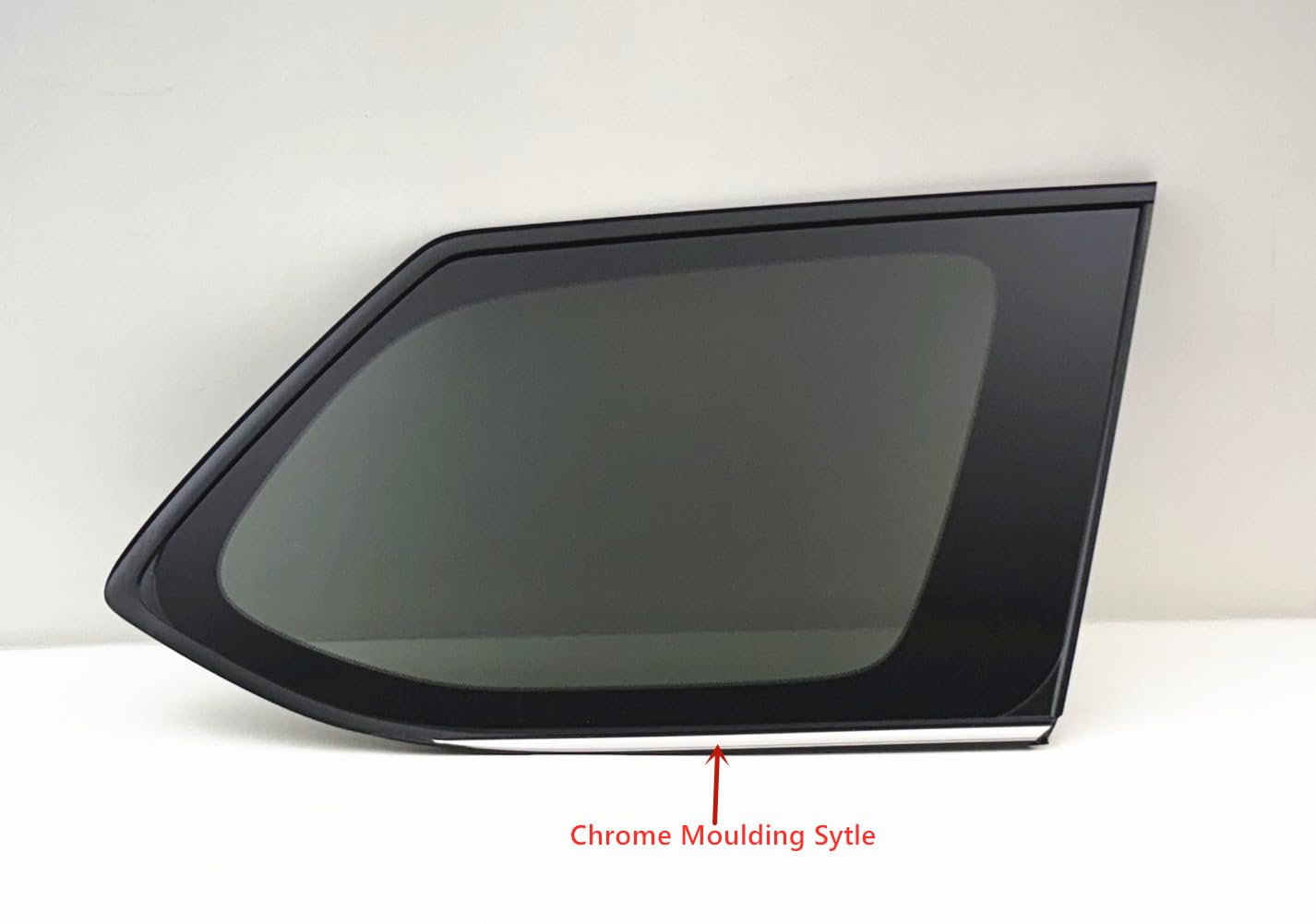 Chrome Style Passenger Right Side Quarter Window Quarter Glass Compatible with Toyota Grand Highlander 2024-2025 Models