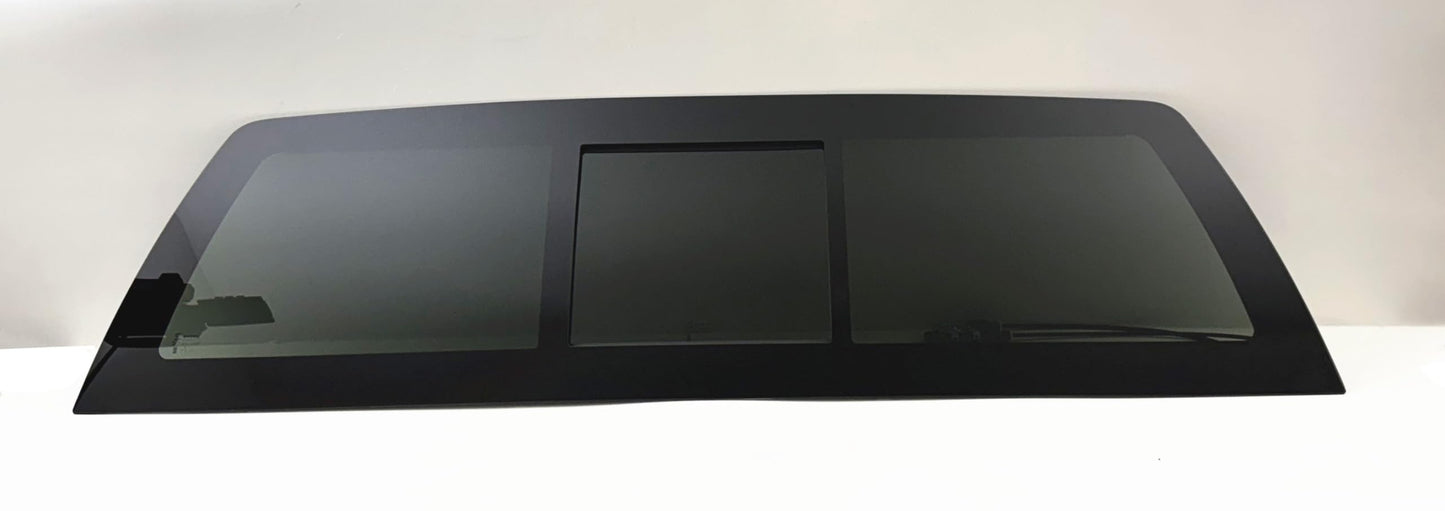 Power Style Back Slider Window Back Glass Compatible with GMC Sierra & Cherolet Silverado 1500 2011-2013 / 2500 2011-2014 / 3500 2011-2014 Models