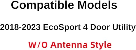 Heated Back Tailgate Window Back Glass Compatible with Ford EcoSport 2018-2023 Models